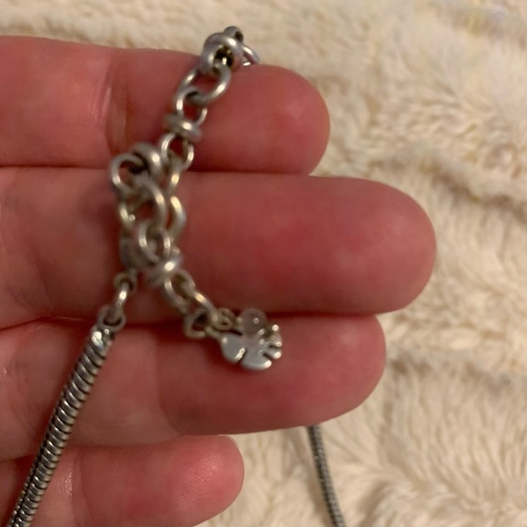 Lucky Brand Statement Beaded Necklace Turquoise Silver - Picture 5 of 5